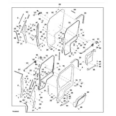 John Deere XUV560E - PC13269 - Door Kit - ST984422