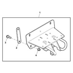 John Deere XUV560E - PC16085 - Front Receiver - ST1003293