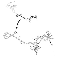 John Deere XUV560E - PC16085 - Chassis Wiring (2/2) - ST1003530