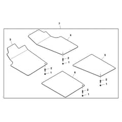 John Deere XUV560E - PC16085 - Floor Mat - ST1035732