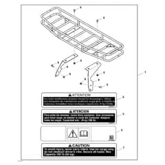 John Deere XUV560E - PC16085 - Front Rack - ST850244