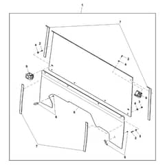 John Deere XUV560E - PC16086 - Panel Kit - ST1008741
