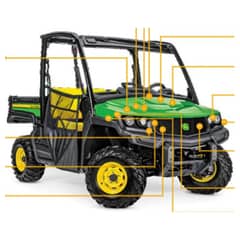 John Deere XUV560E S.N. 040001 Gator - Quick Reference Guide