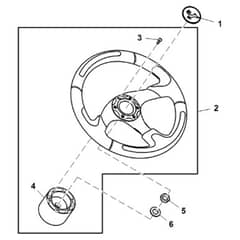 John Deere XUV590E - PC13270 - Sport Steering - ST850480