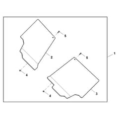 John Deere XUV590E - PC13270 - Floor Mat - ST851603