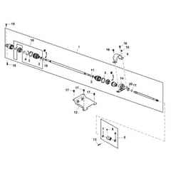 John Deere XUV590E - PC13270 - Drive Shaft - ST890342