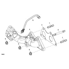 John Deere XUV590E - PC13270 - Exhaust Manifold - ST890352