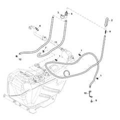 John Deere XUV590E - PC13270 - Fuel Lines - ST890576