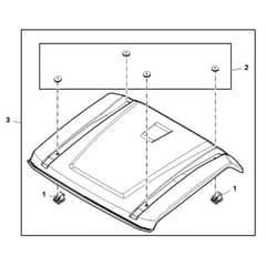 John Deere XUV590E - PC13270 - Occupant Protective - ST893202