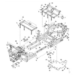 John Deere XUV590E - PC13272 - Main Frame - ST890425