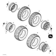 John Deere XUV590E - PC13272 - Wheels - ST891354