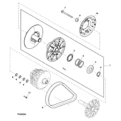 John Deere XUV590E - PC16083 - Secondary Drive - ST1000501