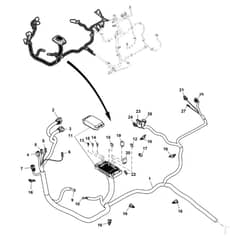 John Deere XUV590E - PC16083 - Chassis Wiring (2/2) - ST1002002
