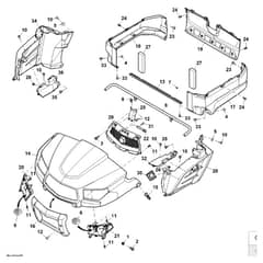 John Deere XUV590E - PC16083 - Hood - ST1002577
