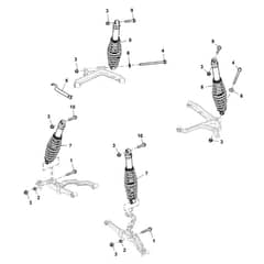 John Deere XUV590E - PC16083 - Shock Absorbers - ST1005568