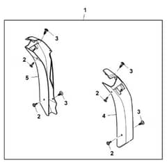 John Deere XUV590E - PC16083 - Panel Kit - ST939001