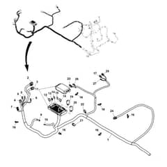 John Deere XUV590E - PC16087 - Chassis Wiring (2/2) - ST1002161