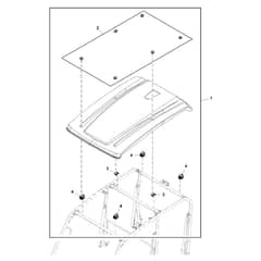 John Deere XUV590E - PC16087 - Occupant Protective - ST1002959