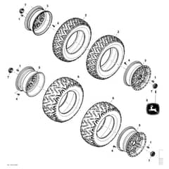 John Deere XUV590E - PC16087 - Wheels - ST1003084