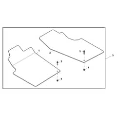 John Deere XUV590i - PC12784 - Floor Mat - ST720857
