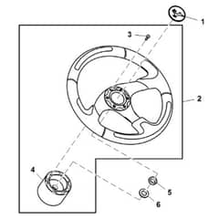 John Deere XUV590i - PC12784 - Sport Steering - ST850480