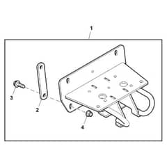 John Deere XUV590i - PC12785 - Front Receiver - ST612381