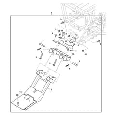 John Deere XUV590i - PC12785 - Front Blade - ST731880