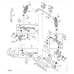 John Deere XUV590i - PC12785 - Front Suspension - ST845686