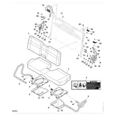 John Deere XUV590i - PC12785 - Seat - ST847715