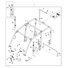 John Deere XUV590i - PC12785 - Rollover Protective - ST847749