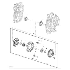 John Deere XUV590i - PC12785 - Differential - ST848775