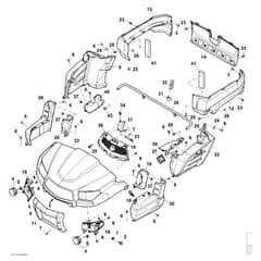 John Deere XUV590i - PC12785 - Hood - ST919518