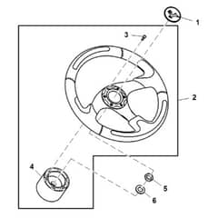 John Deere XUV590M - PC13271 - Sport Steering - ST850480