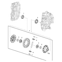 John Deere XUV590M - PC13271 - Differential - ST890356