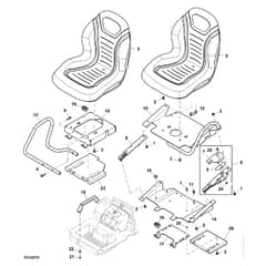 John Deere XUV590M - PC13271 - Seat - ST892913