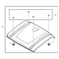 John Deere XUV590M - PC13271 - Occupant Protective - ST893202