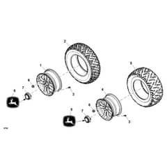 John Deere XUV590M - PC13273 - Wheels - ST737171