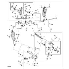 John Deere XUV590M - PC13273 - Rear Suspension - ST889444