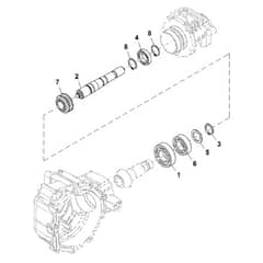 John Deere XUV590M - PC13273 - Input Shaft - ST890459