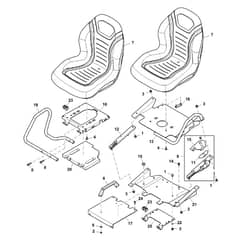 John Deere XUV590M - PC13273 - Seat - ST892570