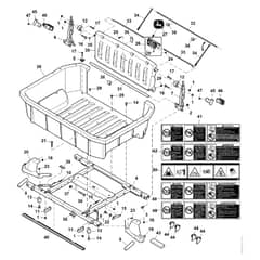 John Deere XUV590M - PC13273 - Cargo Box - ST935017