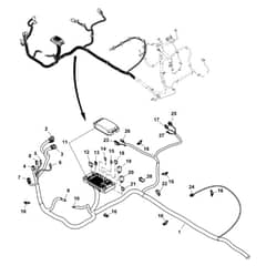 John Deere XUV590M - PC16088 - Chassis Wiring (2/2) - ST1002171