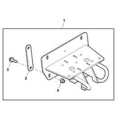 John Deere XUV590M - PC16088 - Front Receiver - ST1003293