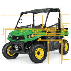 John Deere XUV590M S.N. -040000 Gator - Quick Reference Guide