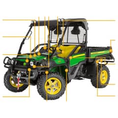John Deere XUV625i Gator - Quick Reference Guide