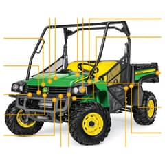 John Deere XUV825E Gator - Quick Reference Guide