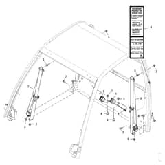 John Deere XUV825E - PC13310 - Seat Belt (030001 - ) - ST1028140