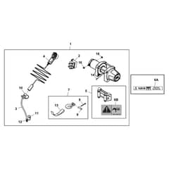 John Deere XUV825E - PC13310 - Winch Kit - ST868588
