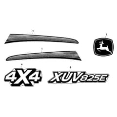 John Deere XUV825E - PC13310 - Styling Labels - ST896461