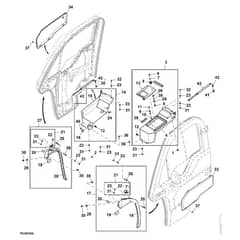 John Deere XUV825E - PC13310 - Deluxe Cab - ST897556